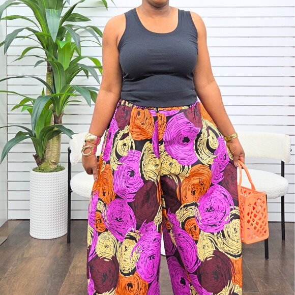 Karisma Ankara African Print Baggy Pants - Picture 3 of 4